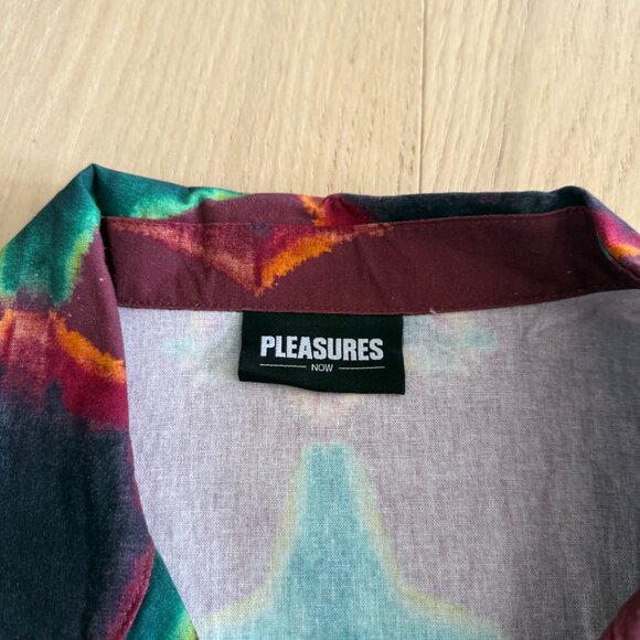 Pleasures  Sulfur Short Sleeve Button Down Shirt - Picture 4 of 5